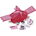 Panier pique - nique - legler - 9980 - bois tress� - 20 pi�ces - � partir de 3 ans