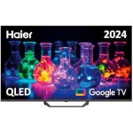 Smart tv qled - haier - h32s80efx - 32 pouces - dolby audio - google tv - bluetooth