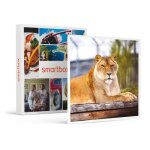 Coffret cadeau smartbox - 2 entr�es adultes et 2 entr�es enfants gratuites pour la tani�re zoo refuge ...