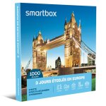 Coffret cadeau smartbox - 3 jours étoilés en europe - 2 nuits avec petits - déjeuners pour 2 personnes ... Coffret cadeau smartbox - 3 jours étoilés en europe - 2 nuits avec petits - déjeuners pour 2 personnes ...
