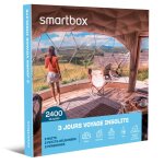 Coffret cadeau smartbox - insolite - 3 jours en voyage - 2 nuits avec petits - djeuners pour 2 personnes ...