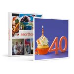 Coffret cadeau smartbox - joyeux anniversaire ! pour les 40 ans dun homme - 1 sjour ou 1 activit pour ...