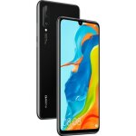 Smartphone huawei p30 lite - 128 go - noir - double sim - lecteur dempreintes digitales