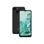 Smartphone logicom sense 65 double nano sim 64 go noir