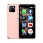 Smartphone ultra mince 2. 5 pouces quad core bluetooth wifi dual sim 1gb + 8gb 3g + sd 32go rose yonis ...