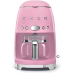Cafetire filtre - smeg - dcf02pkeu - rose - 10 tasses - programmable