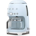 Cafetire filtre - smeg - dcf02pbeu - 10 tasses - 1050w - bleu azur