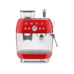 Machine  caf expresso - smeg - egf03rdeu - 20 bars - 1650 watts - broyeur intgr