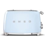 Smeg grille pain 4 tranches années 50 - 2000w bleu tsf03pbeu Smeg grille pain 4 tranches années 50 - 2000w bleu tsf03pbeu