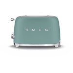 Grille - pain - smeg - tsf01egmeu - 2 fentes extra larges - 950 watts - vert Émeraude Grille - pain - smeg - tsf01egmeu - 2 fentes extra larges - 950 watts - vert Émeraude