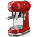 Smeg - machine  expresso 15 bars rouge - ecf01rdeu