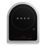 Smeg table de cuisson à induction portable noir Smeg table de cuisson à induction portable noir