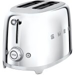 Grille - pain - smeg - année 50 - chromé - 2 tranches - 6 niveaux de brunissement Grille - pain - smeg - année 50 - chromé - 2 tranches - 6 niveaux de brunissement