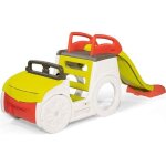 Smoby - adventure car - multi - activits - voiture avec poste de conduite toboggan et bac  sable