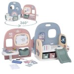 Smoby - baby care - crche 5 espaces + 27 accessoires - poupon jusqu 42 cm