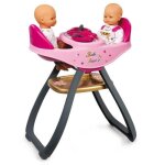 Smoby baby nurse chaise haute jumeaux + 4 acs Smoby baby nurse chaise haute jumeaux + 4 acs