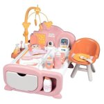 Smoby - baby nurse - nurserie cocoon pour poupons - nombreux accessoires et fonctions de jeux - matire ...