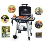 Smoby - bbq grill - barbecue pour enfant - 18 accessoires - fonctions flammes rtractables et boutons ...