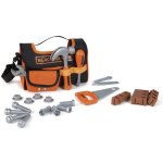 Smoby black + decker caisse  outils tissu + 4 acs