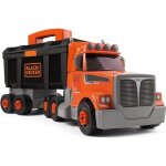 Smoby black + decker camion bricolo 2 en 1 - 60 accessoires