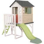 Smoby life - maison pilotis avec toboggan - nouveau colori - plateforme 70cm - anti - uv - fabriqu en ...