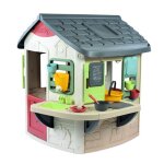 Smoby life - mud cooking house - fabriqu�e en france - mati�re recycl�e - 16 accessoires - d�s 2 ans