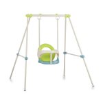 Smoby portique métal 1er âge baby swing - hauteur 120 cm - arceau de sécurité Smoby portique métal 1er âge baby swing - hauteur 120 cm - arceau de sécurité