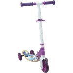 Smoby - reine des neiges - patinette 3 roues silencieuses - guidon r�glable - trottinette enfant en bois ...