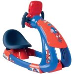 Smoby - spidey - v8 driver - simulateur de conduite pour enfant - si�ge ajustable - sons et lumi�res ...