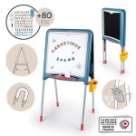 Smoby - tableau tubes - double face magntique et ardoise - bac amovible - 80 accessoires inclus - ds ...