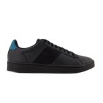 Sneakers classique doux tricolore le coq sportif - noir - mixte - lacets - plat - cuir Sneakers classique doux tricolore le coq sportif - noir - mixte - lacets - plat - cuir