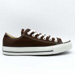 Sneakers - converse - all star ox toile marron - homme - lacets - semelle plate