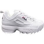 Sneakers enfant - fila - distruptor - blanc - lacets - synthtique