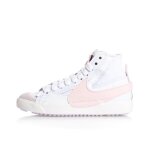Sneakers femme nike blazer mid - nike - blanc - femme - lacets - synthtique - plat