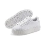Sneakers femme puma karmen - blanc / blanc / argent