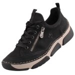 Sneaker femme - rieker - 45973 - 00 - confortable - noir - a lastique