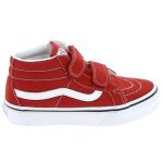 Sneakers garons vans sk8 mid v c rouge - chaussures cadet