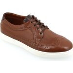 Sneaker homme en cuir cognac - marque - modèle - confortable et Élégant Sneaker homme en cuir cognac - marque - modèle - confortable et Élégant