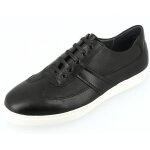 Sneaker homme d�tente en cuir noir - marque - mod�le - confortable et �l�gant
