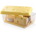 Bo�te � fromage - snips - imitation gruy�re - herm�tique - plastique - design contemporain