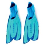 Palmes de snorkeling - cressi - agua - aquamarine - adulte - mixte