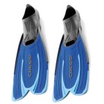 Palmes de snorkeling - cressi - agua - bleu - adulte - mixte