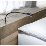 Sotech lampe liseuse flexible luminoso led lampe de chevet del lampe pour lire led lampe de lecture noir ...