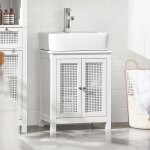 Sobuy bzr35 - w meuble sous - lavabo sous - vasque  2 tages et 2 portes de salle de bain - 50 x 33 ...