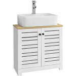Sobuy bzr40 - w meuble sous - lavabo meuble sous - vasque � 2 �tages et 2 portes meuble de rangement ...
