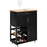 Sobuy desserte de cuisine roulante avec tiroir placards et porte - bouteilles plateau en bois massif ... Sobuy desserte de cuisine roulante avec tiroir placards et porte - bouteilles plateau en bois massif ...