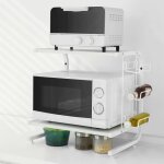 Sobuy Étagère murale de cuisine pour micro - ondes 2 tablettes et porte - bouteille support de rangement ... Sobuy Étagère murale de cuisine pour micro - ondes 2 tablettes et porte - bouteille support de rangement ...