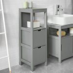 Sobuy frg127 - sg meuble demi - colonne meuble bas de salle de bain armoire toilette? 1 étage et 2 tiroirs ... Sobuy frg127 - sg meuble demi - colonne meuble bas de salle de bain armoire toilette? 1 étage et 2 tiroirs ...