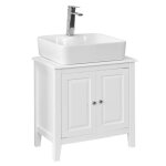 Sobuy meuble sous - lavabo dessous de lavabo ou evier meuble de salle de bain vasque  2 tages et 2 ...