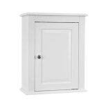 Sobuy frg203 - w meuble haut de salle de bain - 1 porte placard commode meuble de rangement mural armoire ...